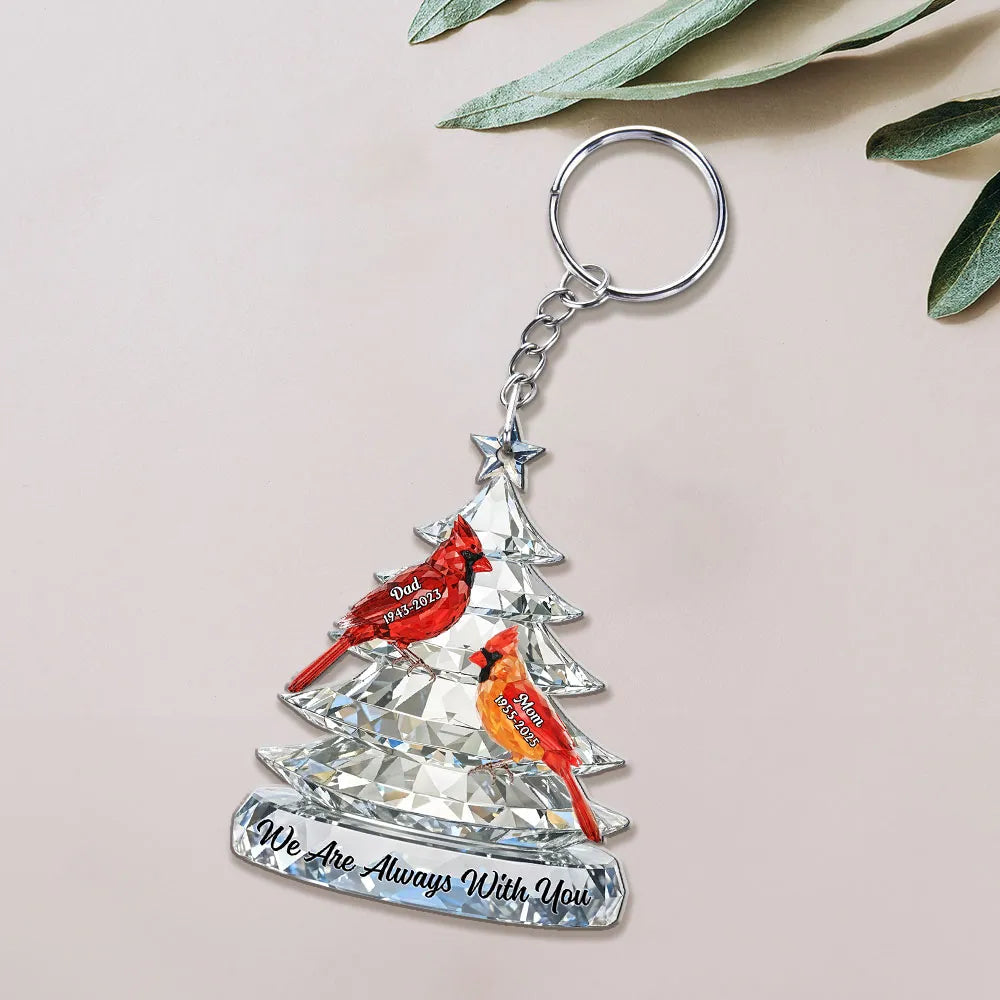 Never Leave Your Side - Personalized Custom 3D Effect Acrylic Keychain ...