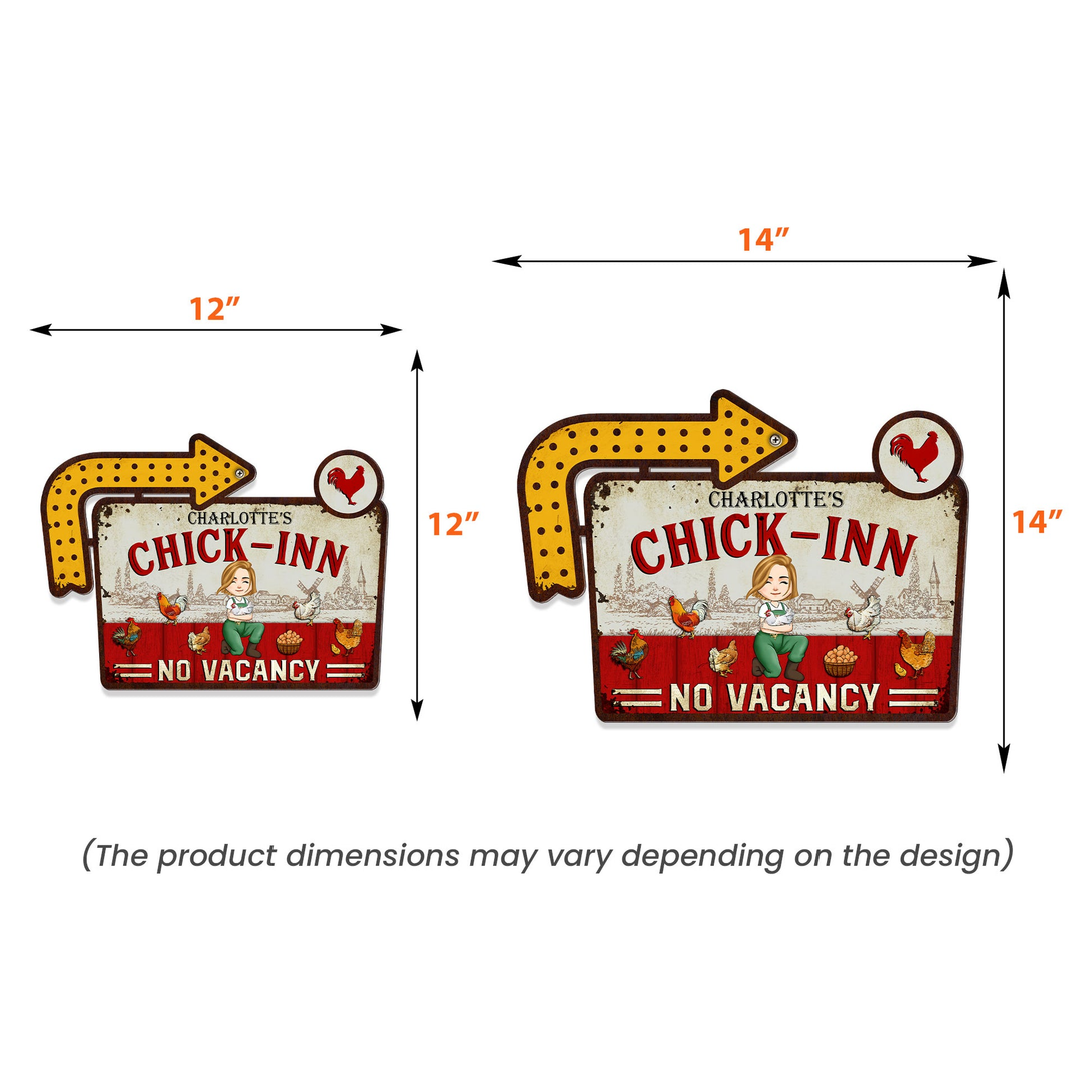 Chick-Inn - Personalized Metal Sign – 我的商店
