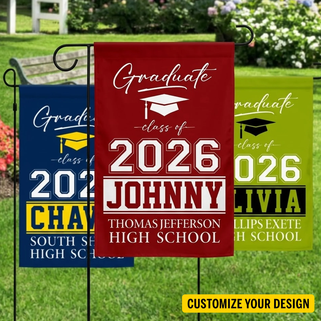 Graduation Decoration Custom Color - Personalized Flag – 我的商店